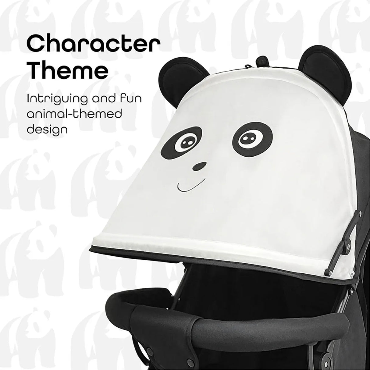 The Moon Brand™ Safari Ultraleichter Kinderwagen – Buggy – Automatisches Zusammenklappen – Panda