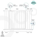 Moon™ Sequr X-Large Traphek - 114 cm x 74,5 cm - Eenvoudige Installatie en Ultieme Veiligheid - Wit