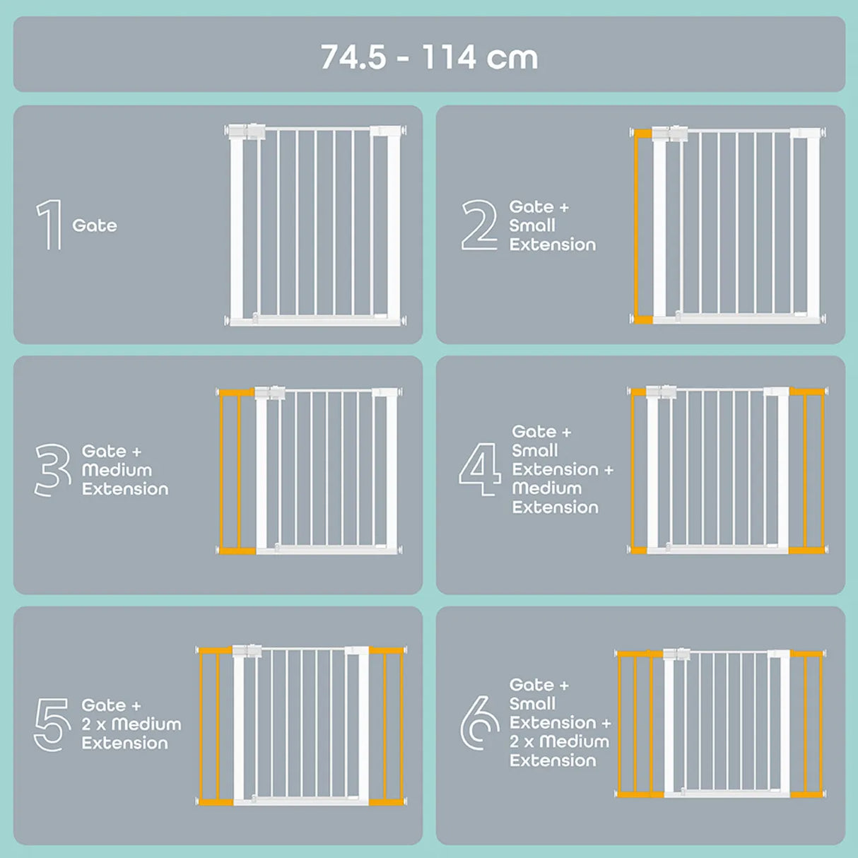 Moon™ Sequr X-Large Traphek - 114 cm x 74,5 cm - Eenvoudige Installatie en Ultieme Veiligheid - Wit